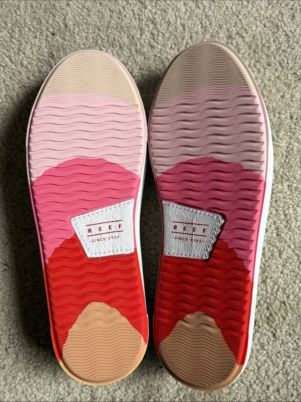 Reef White Slip-On Sneakers